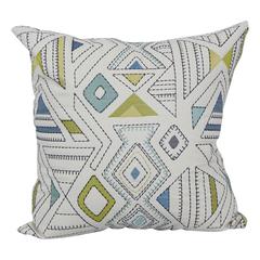 17-inch Jacquard Throw Pillow with Insert 9910-S1-ID-075