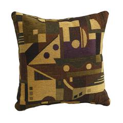 17-inch Tapestry Throw Pillow with Insert  9910-S1-ZP-ID-035