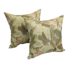 17-inch Square Polyester Outdoor Throw Pillows (Set of 2)  9910-S2-CO-OD-047