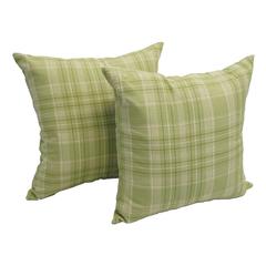 17-inch Jacquard Throw Pillows with Inserts (Set of 2)  9910-S2-ID-001