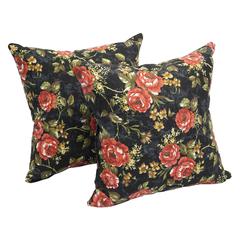 17-inch Jacquard Throw Pillows with Inserts (Set of 2)  9910-S2-ID-006