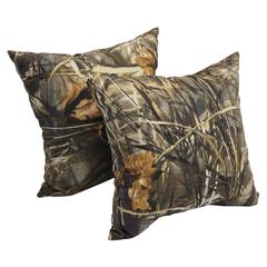 17-inch Jacquard Throw Pillows with Inserts (Set of 2)  9910-S2-ID-007