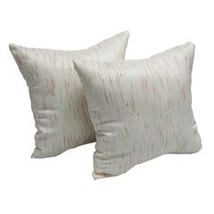 17-inch Jacquard Throw Pillows with Inserts (Set of 2)  9910-S2-ID-025