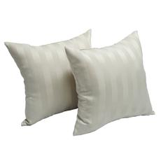 17-inch Jacquard Throw Pillows with Inserts (Set of 2)  9910-S2-ID-027