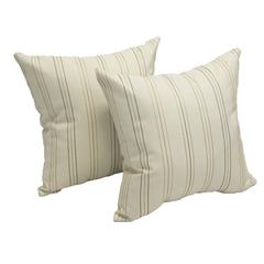 17-inch Jacquard Throw Pillows with Inserts (Set of 2)  9910-S2-ID-029