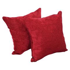 17-inch Jacquard Throw Pillows with Inserts (Set of 2)  9910-S2-ID-077