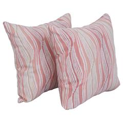 17-inch Jacquard Throw Pillows with Inserts (Set of 2)  9910-S2-ID-083
