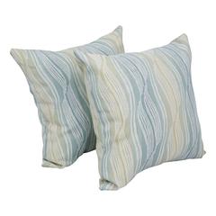 17-inch Jacquard Throw Pillows with Inserts (Set of 2)  9910-S2-ID-086
