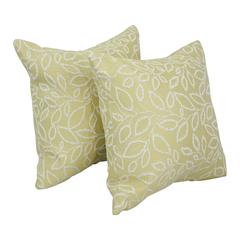 17-inch Jacquard Throw Pillows with Inserts (Set of 2)  9910-S2-ID-094