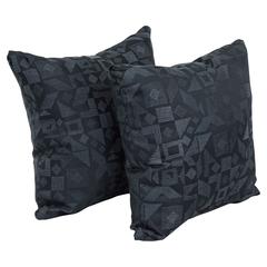 17-inch Jacquard Throw Pillows with Inserts (Set of 2)  9910-S2-ID-116