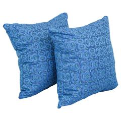17-inch Jacquard Throw Pillows with Inserts (Set of 2)  9910-S2-ID-145