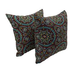 17-inch Square Polyester Outdoor Throw Pillows (Set of 2) 9910-S2-OD-101