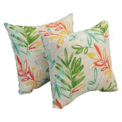 17-inch Square Polyester Outdoor Throw Pillows (Set of 2) 9910-S2-OD-117