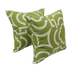 17-inch Square Polyester Outdoor Throw Pillows (Set of 2) 9910-S2-OD-131