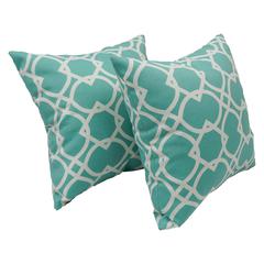 17-inch Square Polyester Outdoor Throw Pillows (Set of 2) 9910-S2-OD-144
