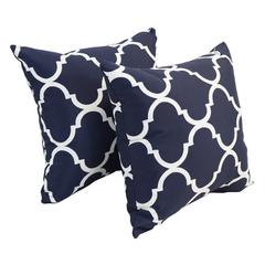 17-inch Square Polyester Outdoor Throw Pillows (Set of 2) 9910-S2-OD-161