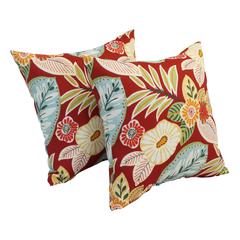 17-inch Square Polyester Outdoor Throw Pillows (Set of 2) 9910-S2-OD-166