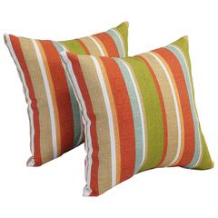 17-inch Square Polyester Outdoor Throw Pillows (Set of 2) 9910-S2-OD-176