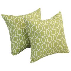 17-inch Square Polyester Outdoor Throw Pillows (Set of 2) 9910-S2-OD-192