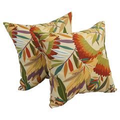 17-inch Square Polyester Outdoor Throw Pillows (Set of 2) 9910-S2-OD-193