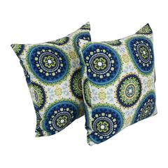 17-inch Square Polyester Outdoor Throw Pillows (Set of 2) 9910-S2-OD-208