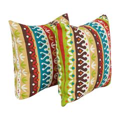 17-inch Square Polyester Outdoor Throw Pillows (Set of 2) 9910-S2-OD-212