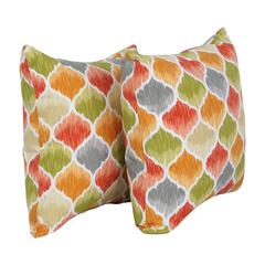 17-inch Square Polyester Outdoor Throw Pillows (Set of 2) 9910-S2-OD-220