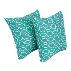 17-inch Square Polyester Outdoor Throw Pillows (Set of 2) 9910-S2-OD-235