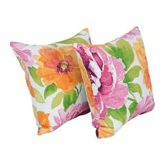 17-inch Square Polyester Outdoor Throw Pillows (Set of 2) 9910-S2-OD-243