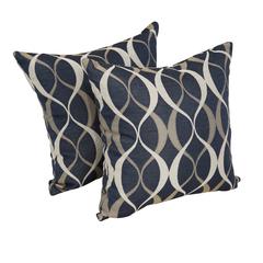 17-inch Square Premium Polyester Outdoor Throw Pillows (Set of 2) 9910-S2-PO-003