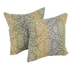 17-inch Square Premium Polyester Outdoor Throw Pillows (Set of 2) 9910-S2-PO-009