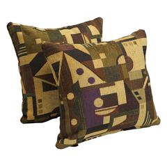 17-inch Tapestry Throw Pillows with Inserts (Set of 2) 9910-S2-ZP-ID-035