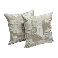 17-inch Tapestry Throw Pillows with Inserts (Set of 2) 9910-S2-ZP-ID-048