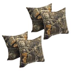 17-inch Jacquard Throw Pillows with Inserts (Set of 4)  9910-S4-ID-007