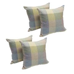 17-inch Jacquard Throw Pillows with Inserts (Set of 4)  9910-S4-ID-014