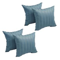 17-inch Jacquard Throw Pillows with Inserts (Set of 4)  9910-S4-ID-024
