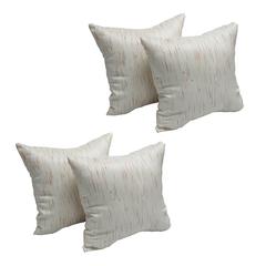 17-inch Jacquard Throw Pillows with Inserts (Set of 4)  9910-S4-ID-025