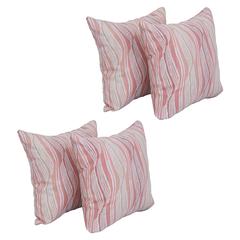 17-inch Jacquard Throw Pillows with Inserts (Set of 4)  9910-S4-ID-083