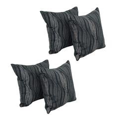 17-inch Jacquard Throw Pillows with Inserts (Set of 4)  9910-S4-ID-085