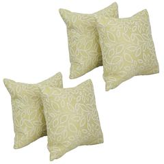 17-inch Jacquard Throw Pillows with Inserts (Set of 4)  9910-S4-ID-094