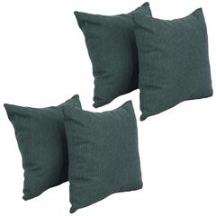 17-inch Jacquard Throw Pillows with Inserts (Set of 4)  9910-S4-ID-098