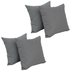 17-inch Jacquard Throw Pillows with Inserts (Set of 4)  9910-S4-ID-099