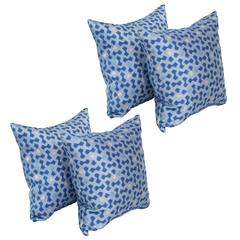 17-inch Jacquard Throw Pillows with Inserts (Set of 4)  9910-S4-ID-125