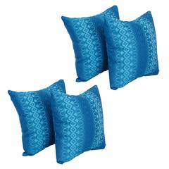 17-inch Jacquard Throw Pillows with Inserts (Set of 4)  9910-S4-ID-127