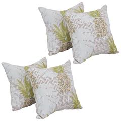 17-inch Jacquard Throw Pillows with Inserts (Set of 4)  9910-S4-ID-134