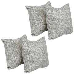 17-inch Jacquard Throw Pillows with Inserts (Set of 4)  9910-S4-ID-140