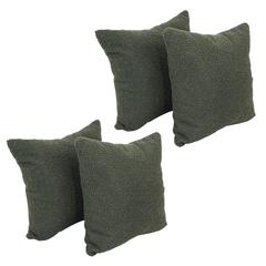 17-inch Jacquard Throw Pillows with Inserts (Set of 4)  9910-S4-ID-158