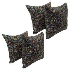 17-inch Square Polyester Outdoor Throw Pillows (Set of 4) 9910-S4-OD-101