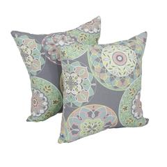 17-inch Square Polyester Outdoor Throw Pillows (Set of 4) 9910-S4-OD-106