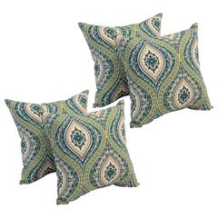17-inch Square Polyester Outdoor Throw Pillows (Set of 4) 9910-S4-OD-152